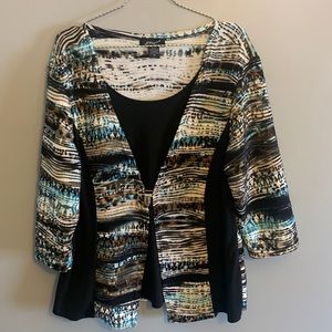 Black long sleeves shirt, 1XL